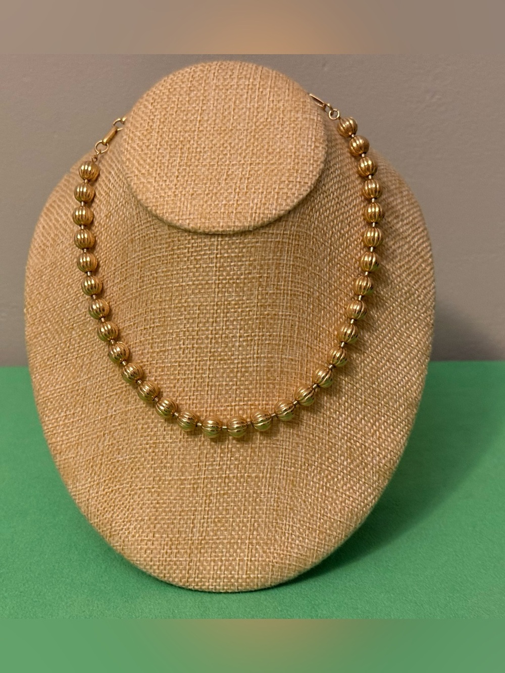 Vintage Coro Goldtone  Beaded Women's Necklace